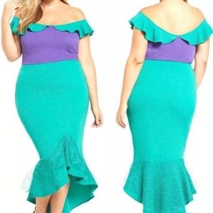 Torrid Ariel Disney Little Mermaid Cosplay Dress